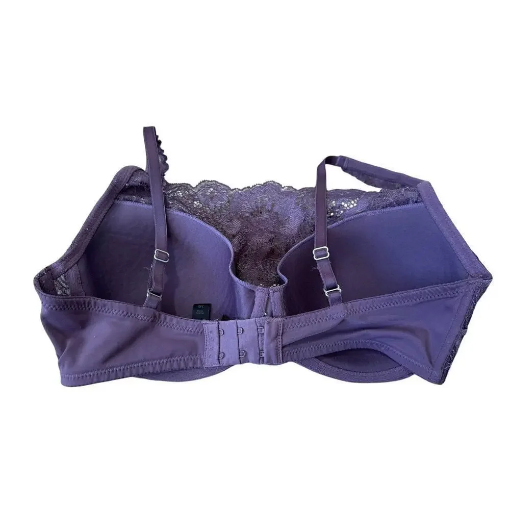 SOMA Womens Bra size 34D; Dusty Purple; Lace